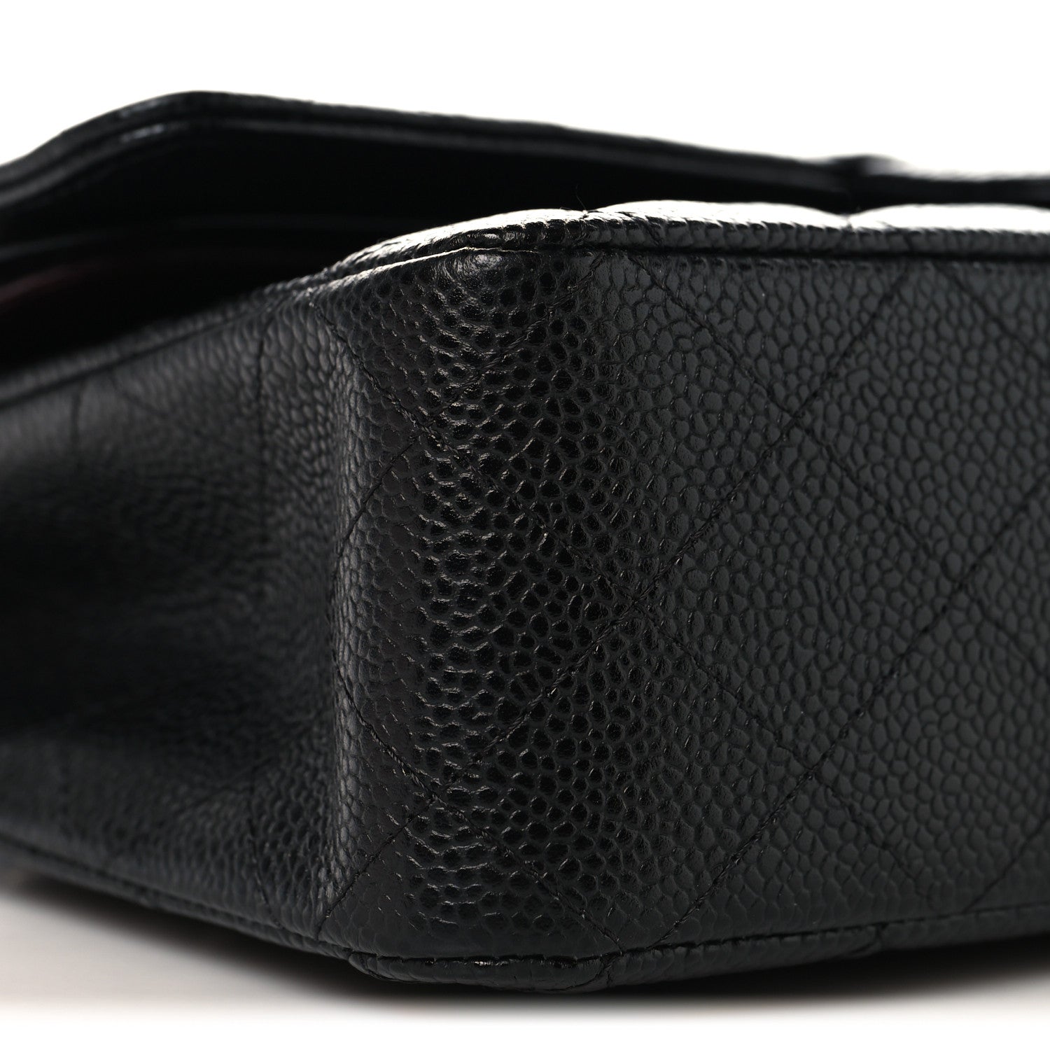 Chanel Caviar Quilted Medium Double Flap Black 9 of 11