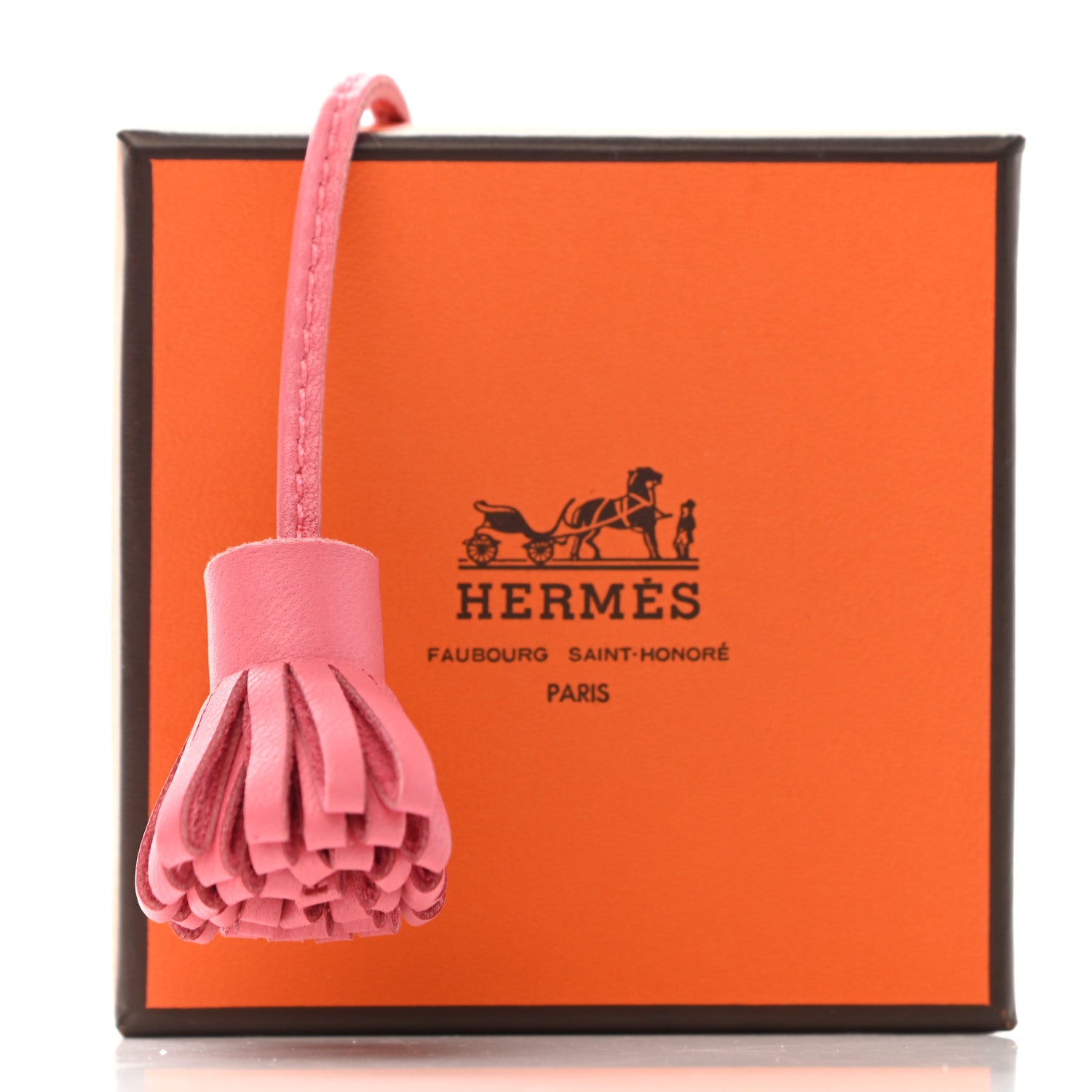 Hermes Milo Lambskin Notebook Page Marker Carmencita GM Rose Azalee 5 of 5