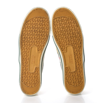 Gucci Econyl Nylon Web Monogram Off The Grid Mens 1977 Tennis Sneakers 11 Crop Black 6 of 9