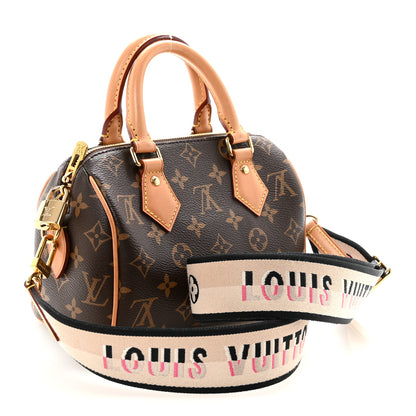 Louis Vuitton Monogram Speedy Bandouliere 20 Black 3 of 9