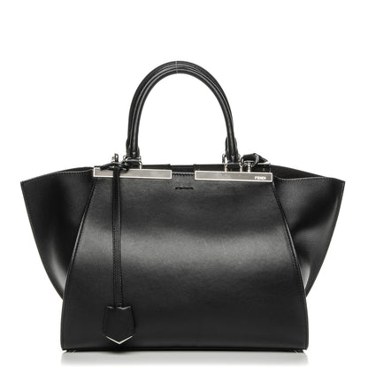 Fendi Vitello Dolce Petite 3jours Tote Black 1 of 8