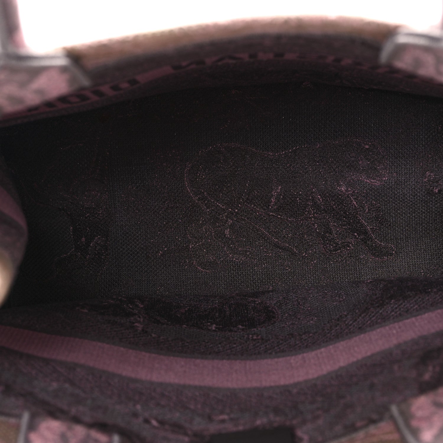 Christian Dior Canvas Embroidered Medium Dioriviera Toile De Jouy Book Tote Pink Grey 5 of 10