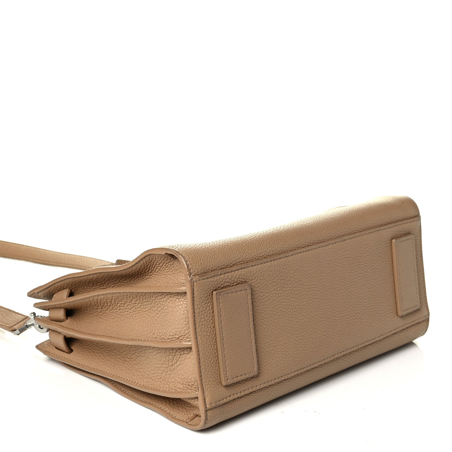 Grained Calfskin Baby Sac De Jour Souple Dark Beige