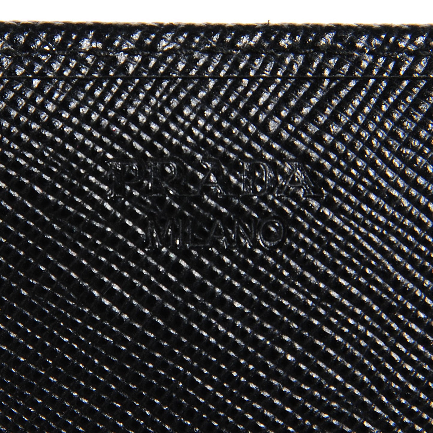 Saffiano Metal Continental Flap Wallet Nero Black