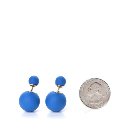 Christian Dior Mise En Dior Tribal Earrings Blue 2 of 4