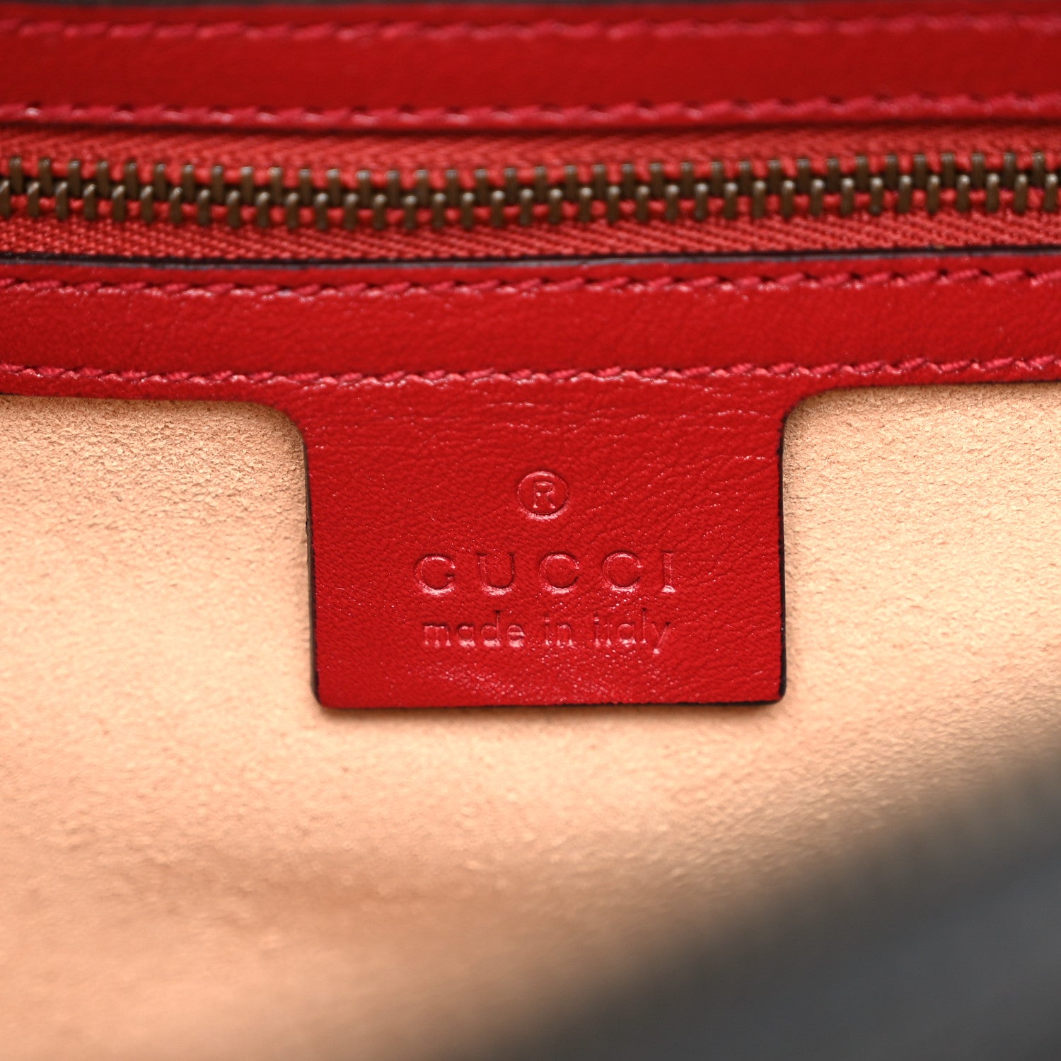 Gucci Vintage Effect Calfskin Matelasse Diagonal Small Torchon GG Marmont Bamboo Top Handle Shoulder Bag Black Romantic Cherry 6 of 11
