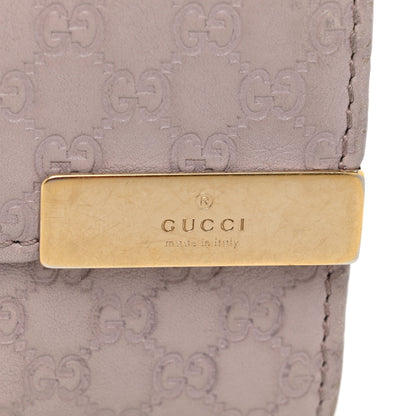 Gucci Soft Microguccissima Dice Chain Wallet Mauve 14 of 19