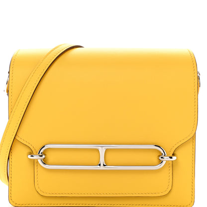 Hermes Mini Sac Roulis Jaune De Naples 8 of 12
