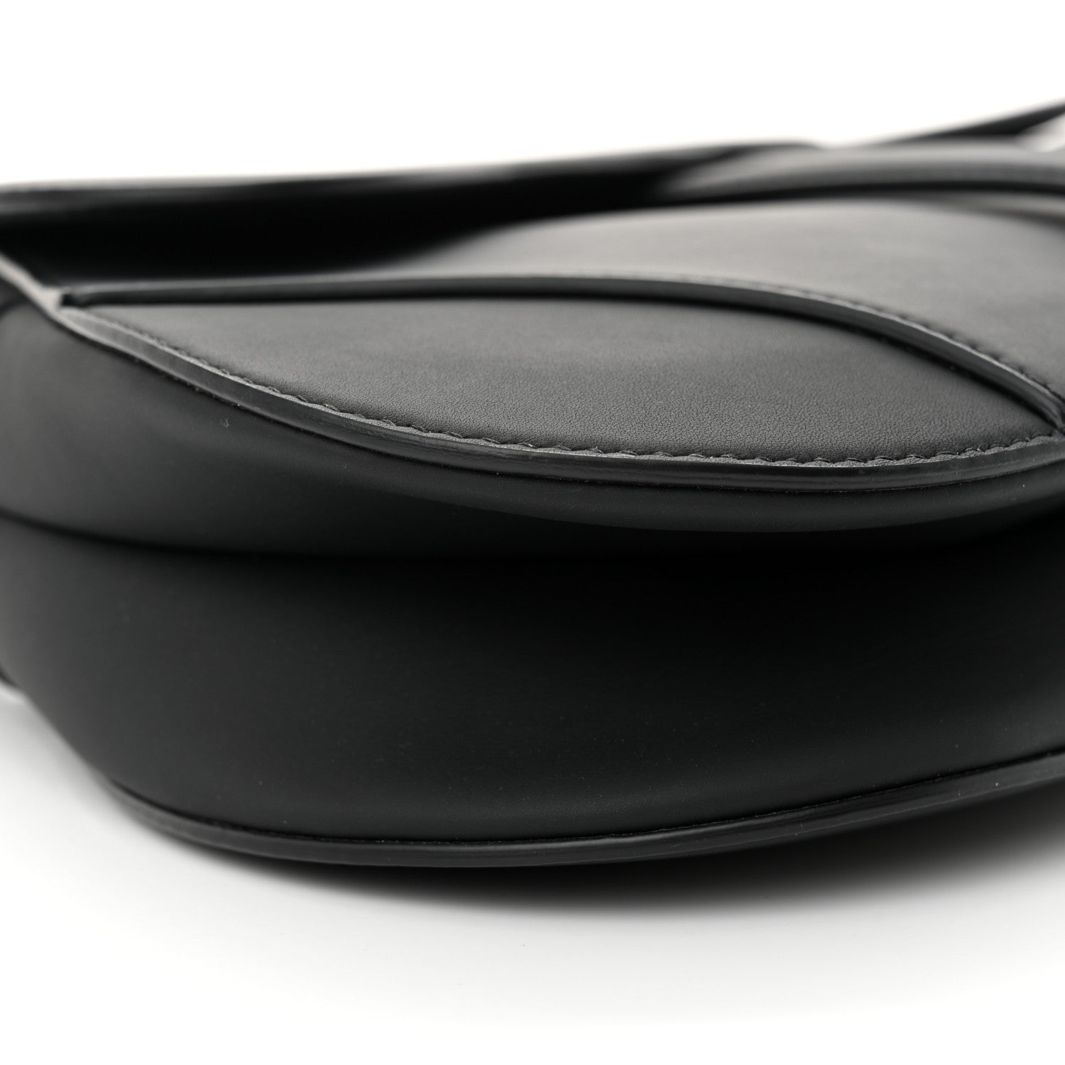 Christian Dior Ultra Matte Calfskin Saddle Bag Black 9 of 10