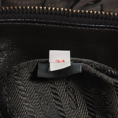 Prada Tessuto Nylon Gaufre Shopping Satchel Fumo 9 of 12