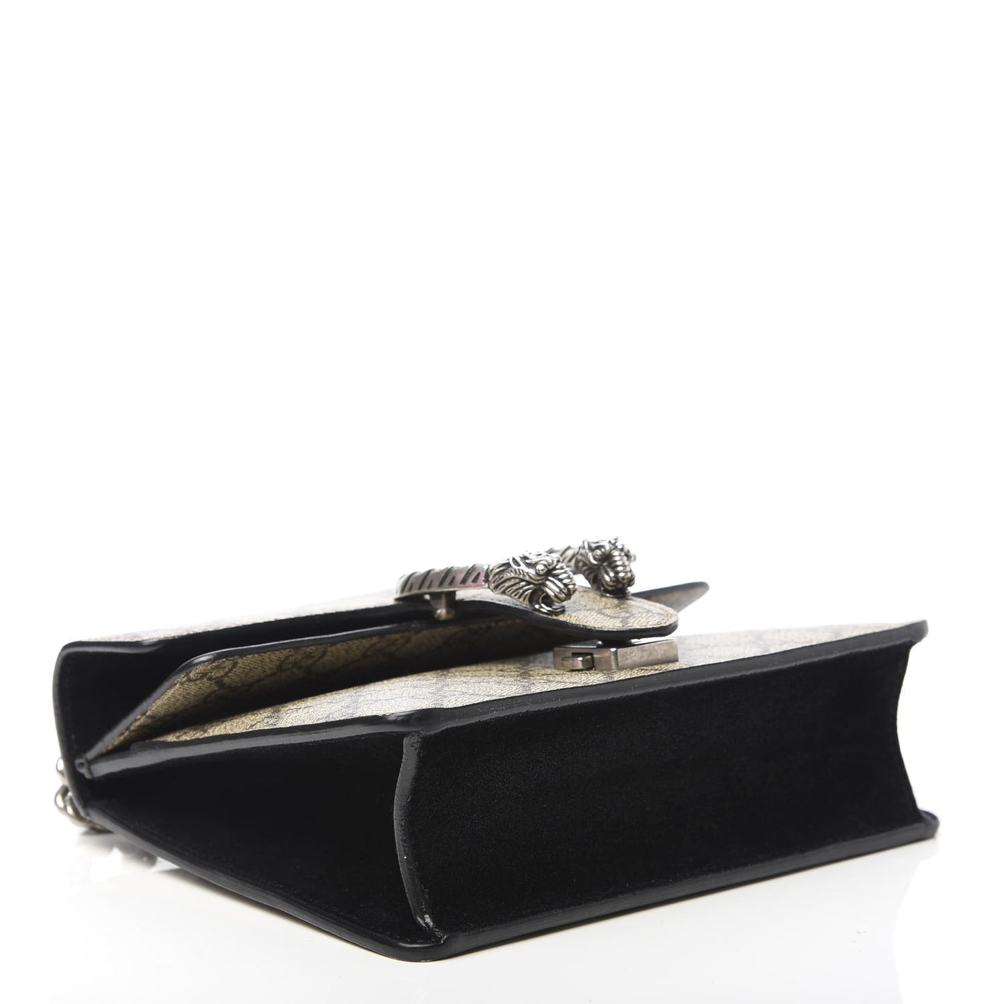 GG Supreme Monogram Mini Dionysus Shoulder Bag Black