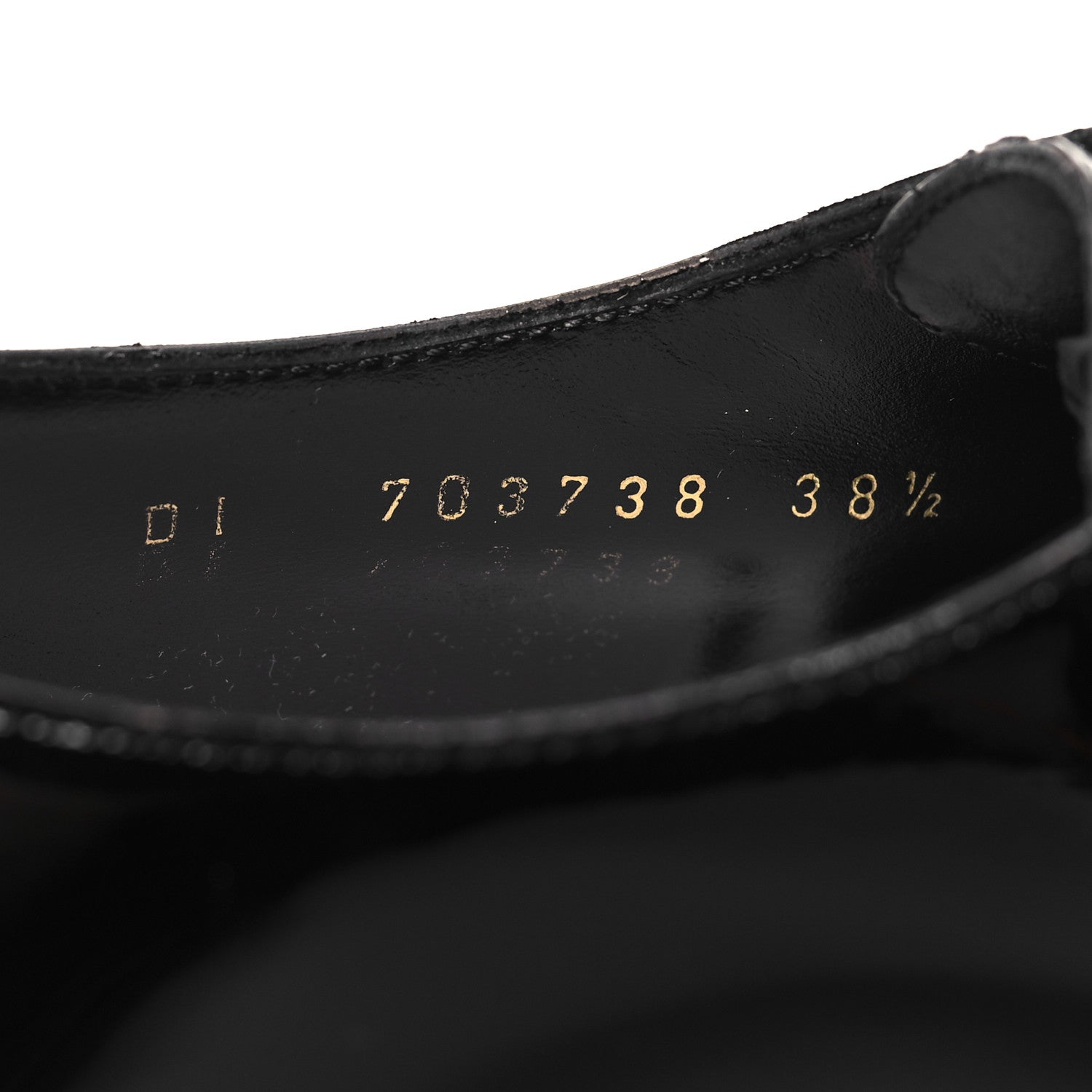 Saint Laurent Patent Baltimora Lace Up Derby Shoes 38.5 Black 6 of 8