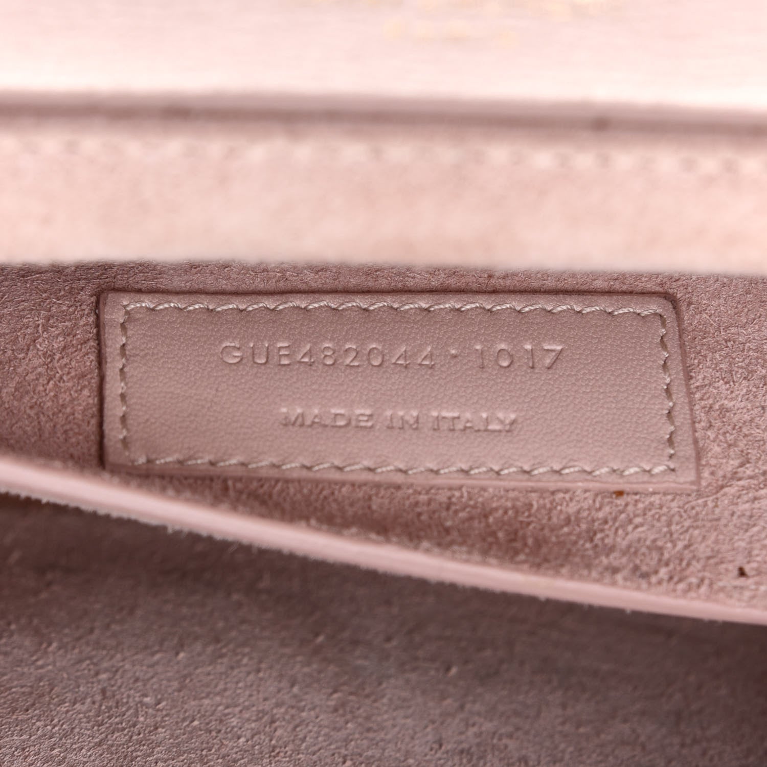 Saint Laurent Smooth Calfskin Suede Medium Bellechasse Bag Marble Pink 8 of 11