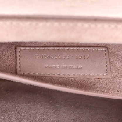 Saint Laurent Smooth Calfskin Suede Medium Bellechasse Bag Marble Pink 8 of 11