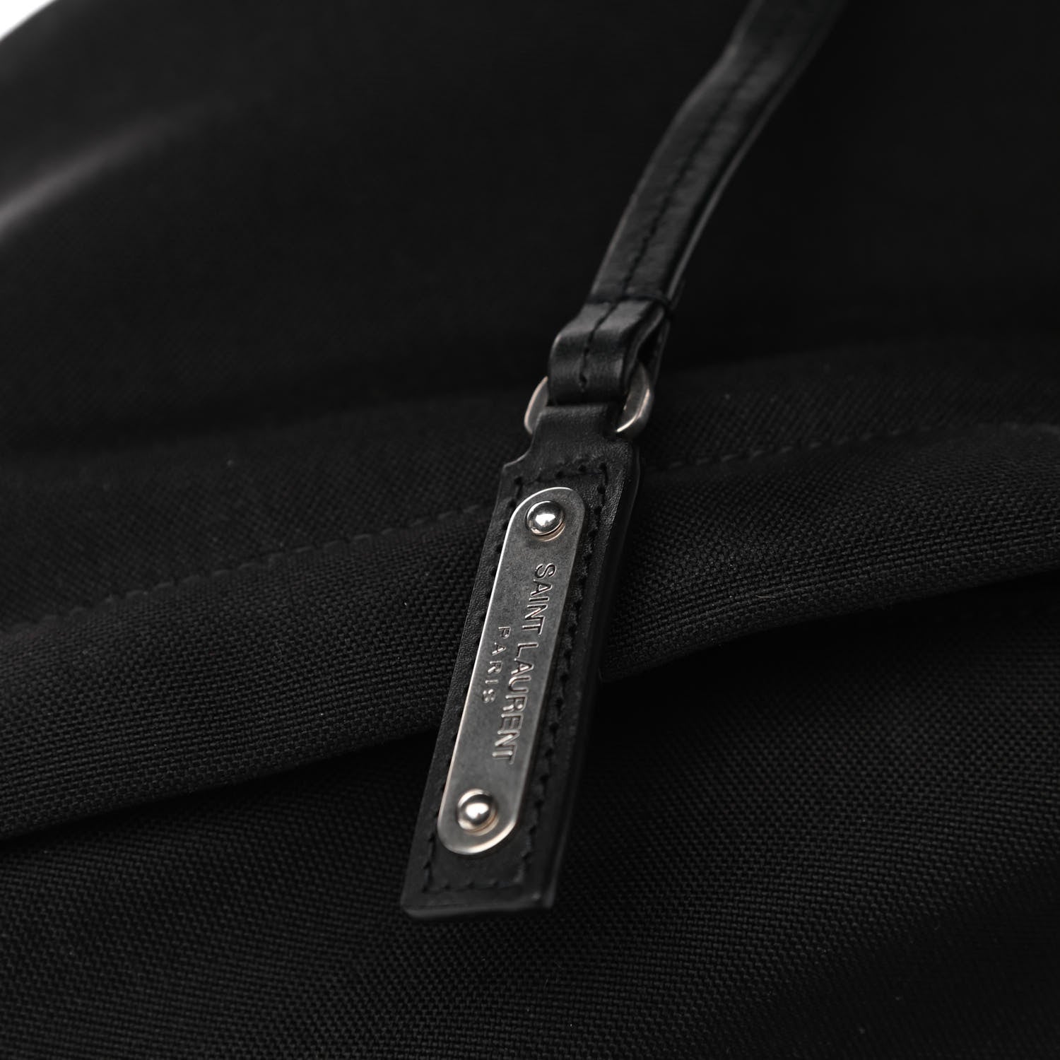 Saint Laurent Canvas City Backpack Black 8 of 10