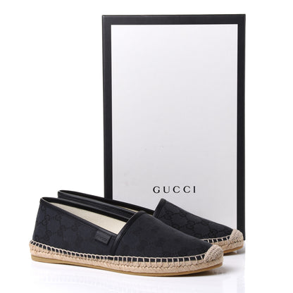 Gucci Monogram Espadrilles 38 Black 12 of 12