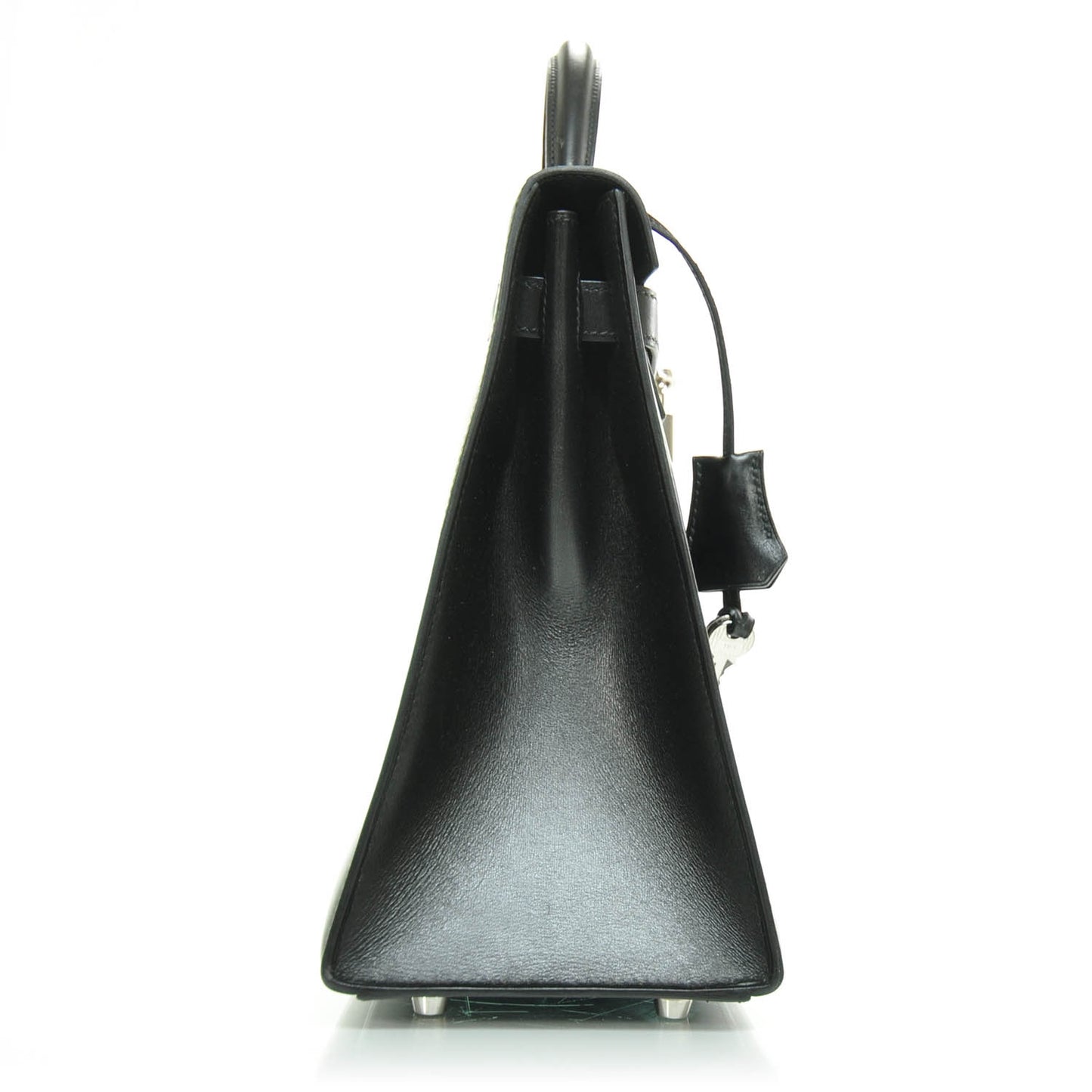 Box Calfskin Kelly 32 Black