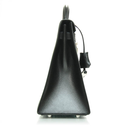 Hermes Box Calfskin Kelly 32 Black 5 of 11