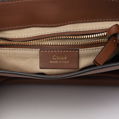 Chloe Suede Calfskin Small Faye Backpack Tan 10 of 18