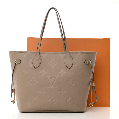 Louis Vuitton Empreinte Monogram Giant Neverfull MM Tourterelle 11 of 11