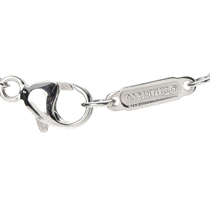 Tiffany Platinum Diamond Four-Stone Pendant Necklace 5 of 5