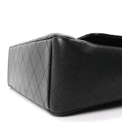 Chanel Caviar Quilted Maxi Double Flap Black 9 of 10