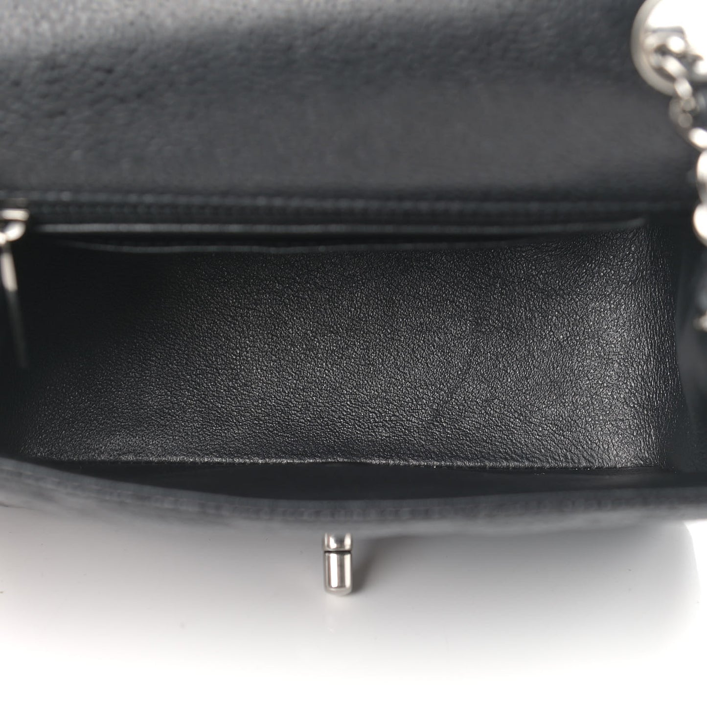 Caviar Quilted Mini Square Flap Black