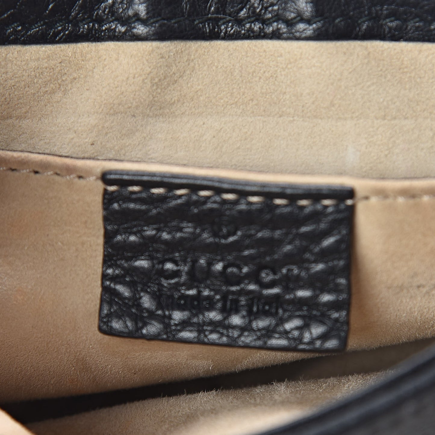 Pebbled Calfskin Small 1973 Chain Shoulder Bag Black