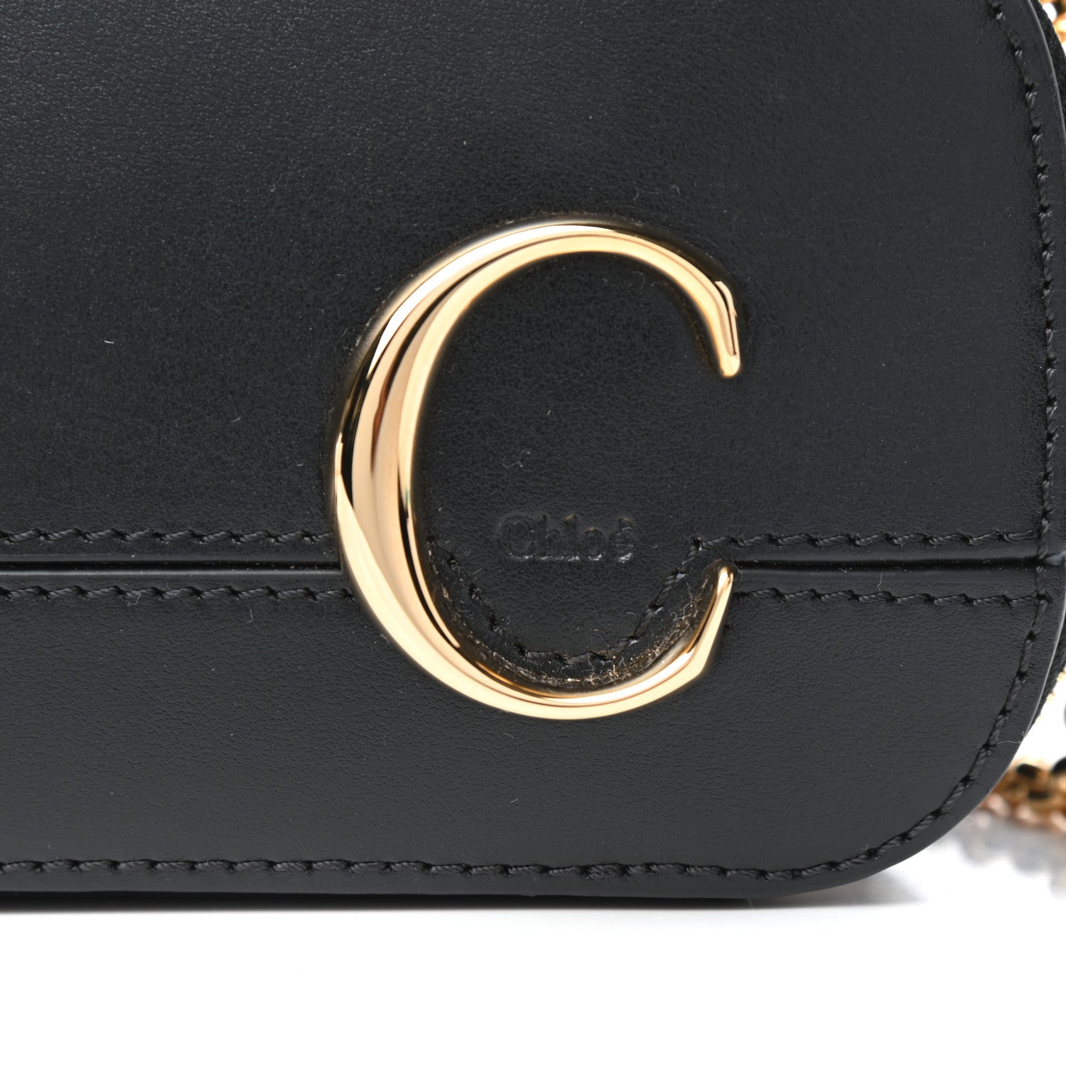 Chloe Calfskin Mini C Vanity Bag Black 9 of 9