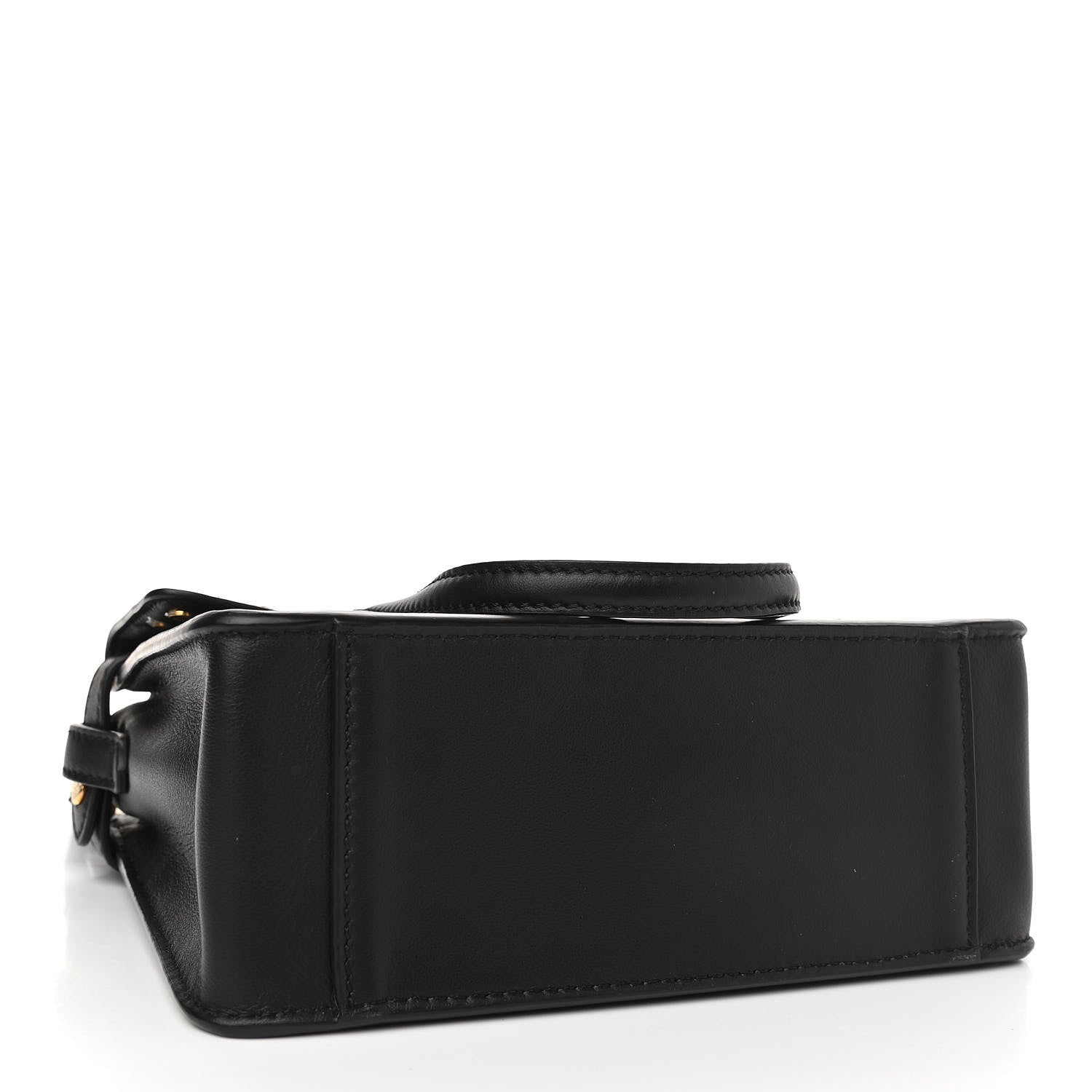 Fendi Vitello Grace Matte Small Flip Tote Black 5 of 13