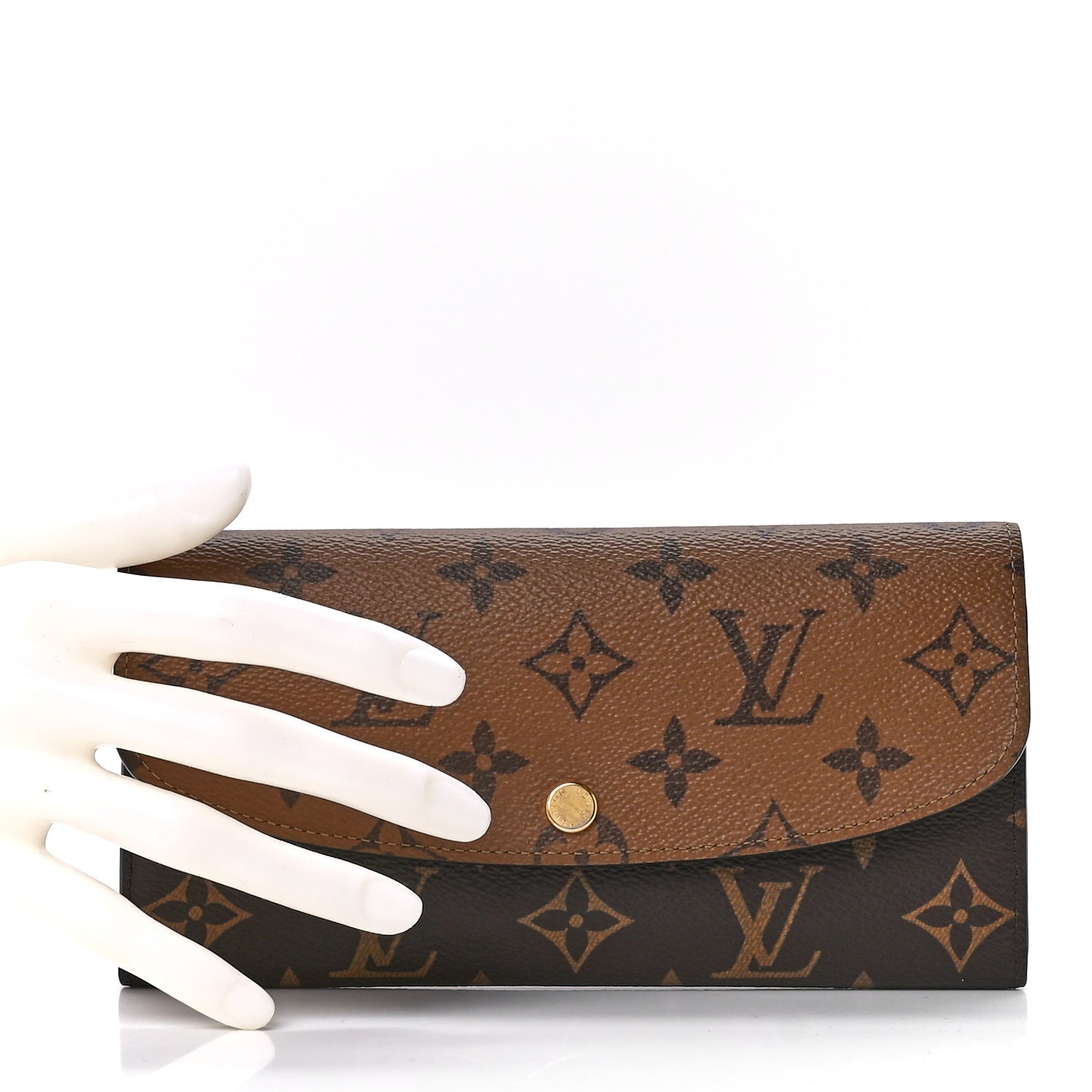Reverse Monogram Emilie Wallet