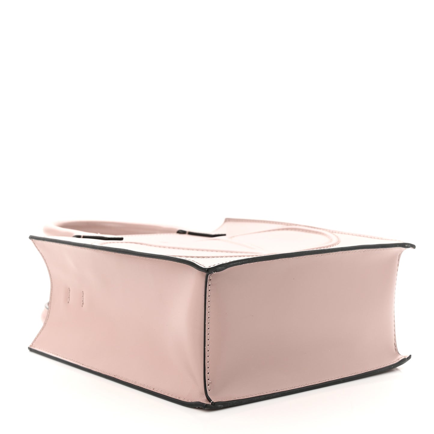 Calfskin VLogo Small Walk Tote Poudre