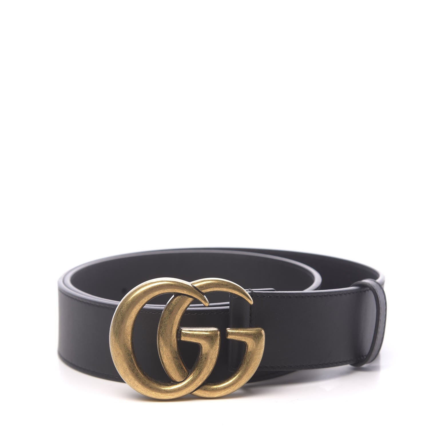 Gucci Calfskin Double G 40mm Belt 85 34 Black 1 of 6