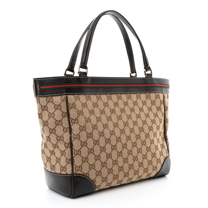 Gucci Monogram Web Medium Mayfair Tote Dark Brown 3 of 18