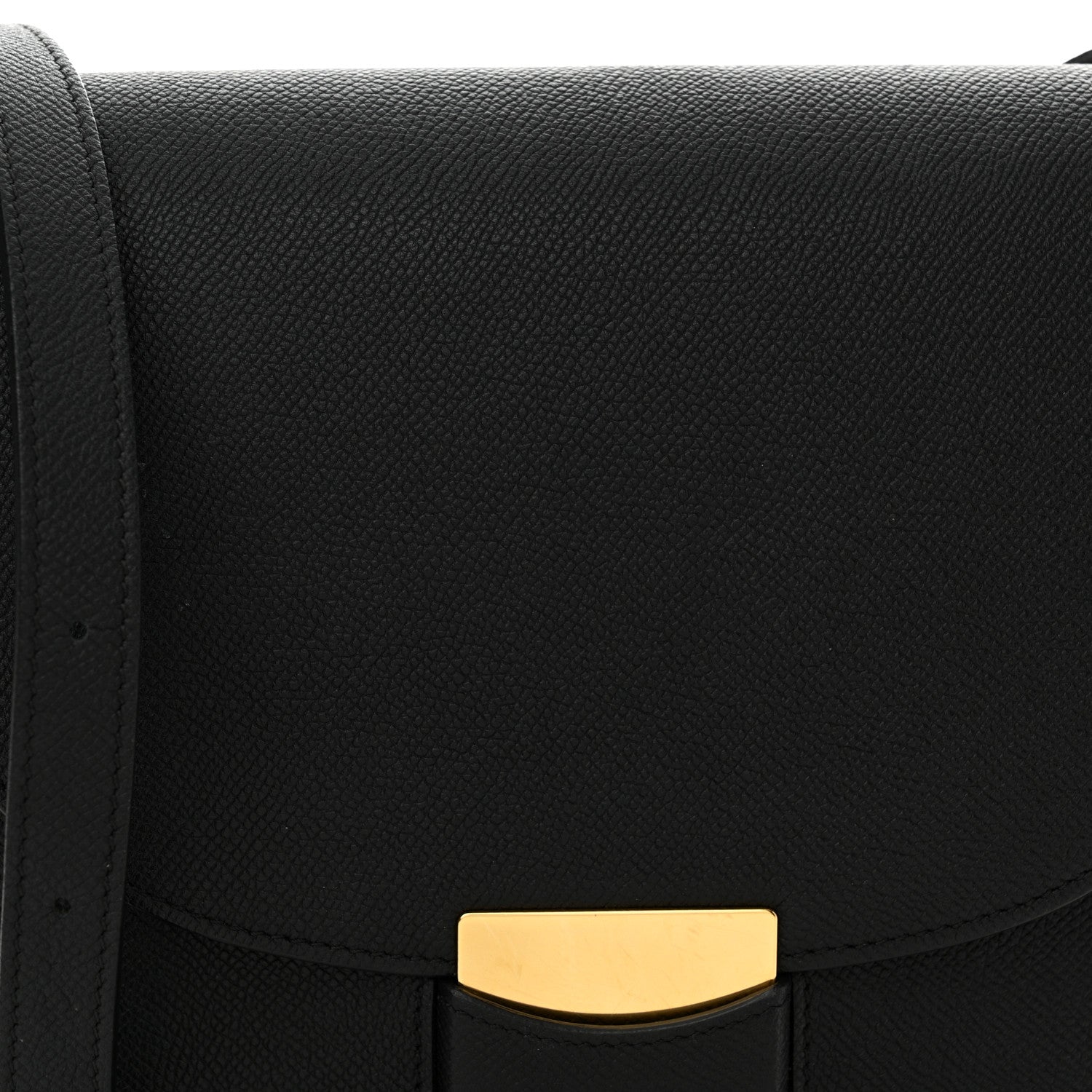 Celine Grained Calfskin Compact Trotteur  Black 8 of 12