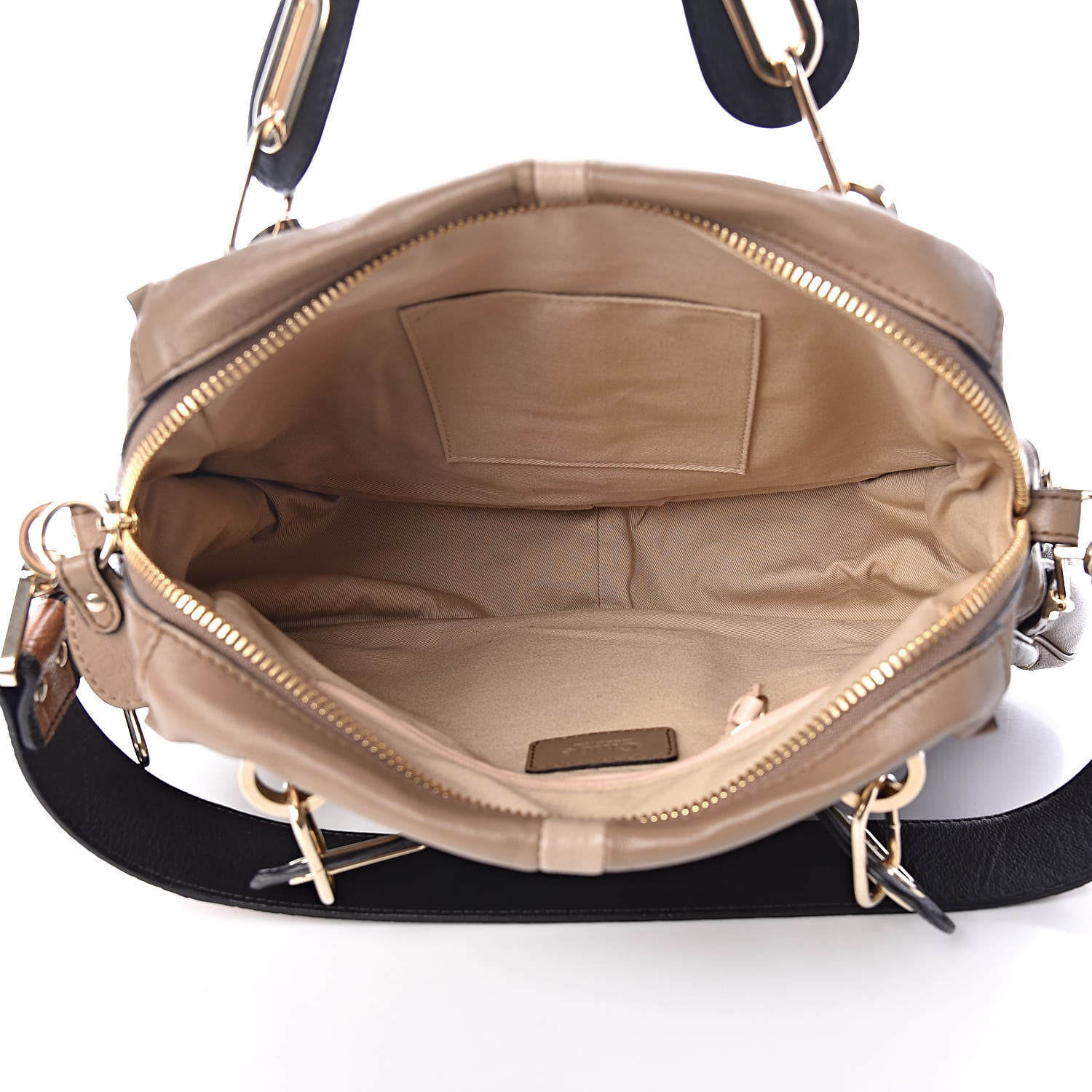 Chloe Sheepskin Ostrich Medium Military Paraty Ivy Jungle 5 of 11