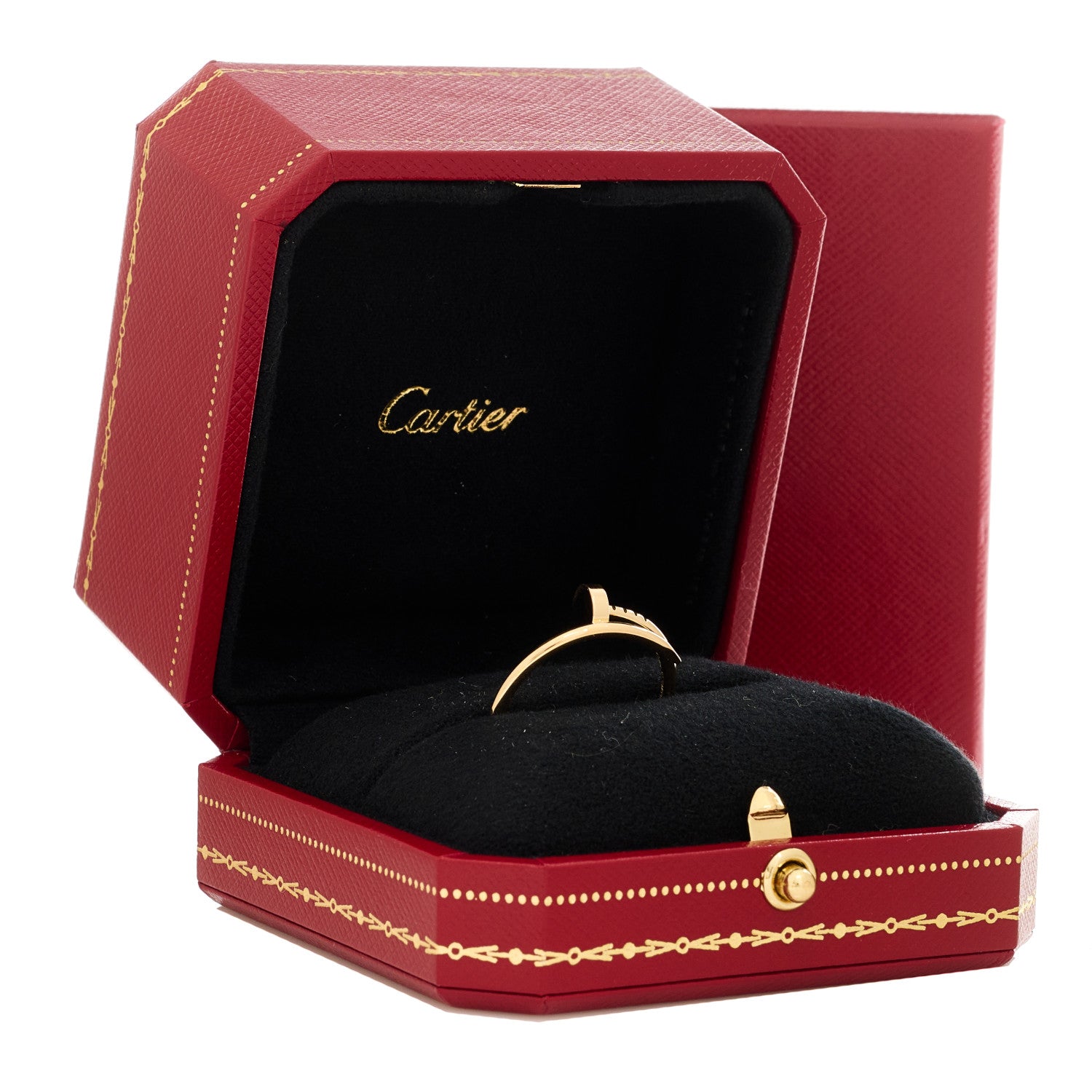Cartier 18K Yellow Gold Small Juste Un Clou Ring 61 9.5 5 of 5