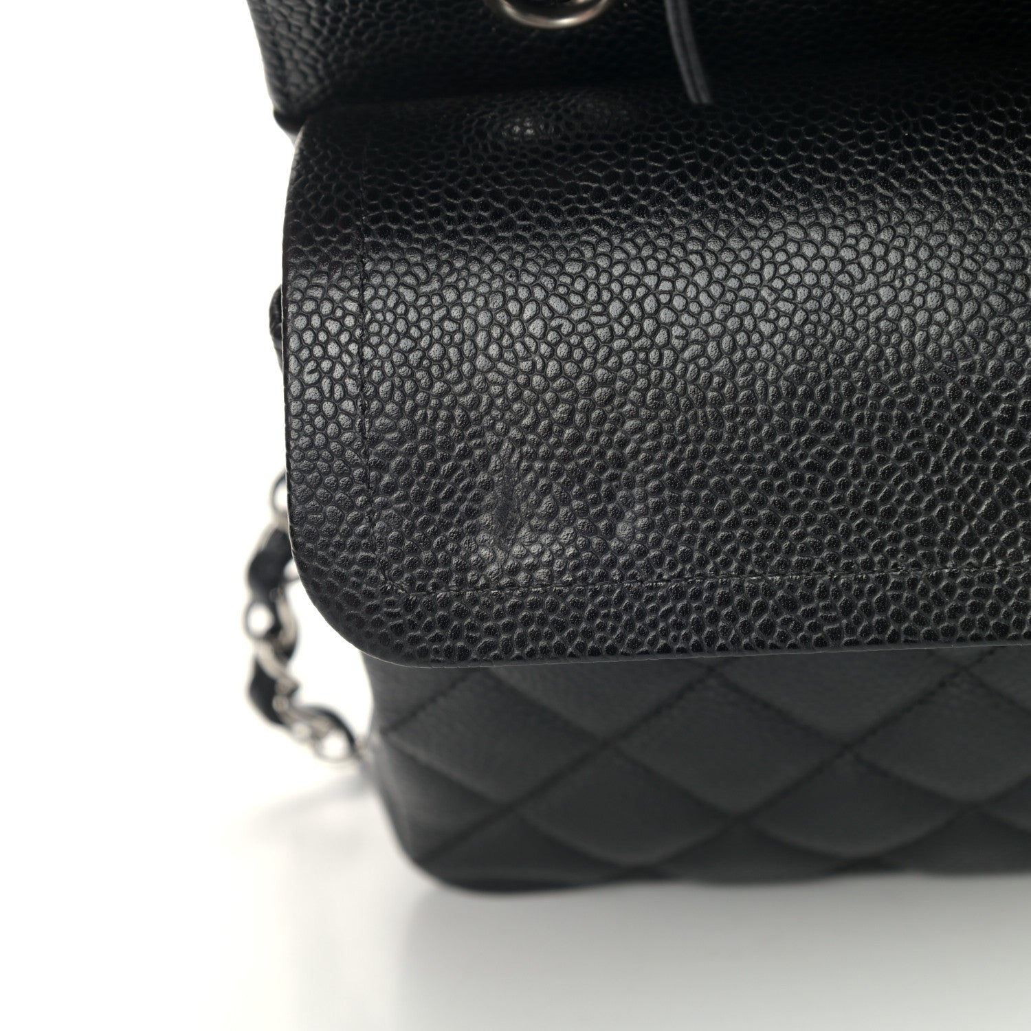 Chanel Caviar Quilted Small Double Flap Black 11 of 12
