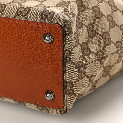 Gucci Monogram Small Eclipse Tote Orange 9 of 11