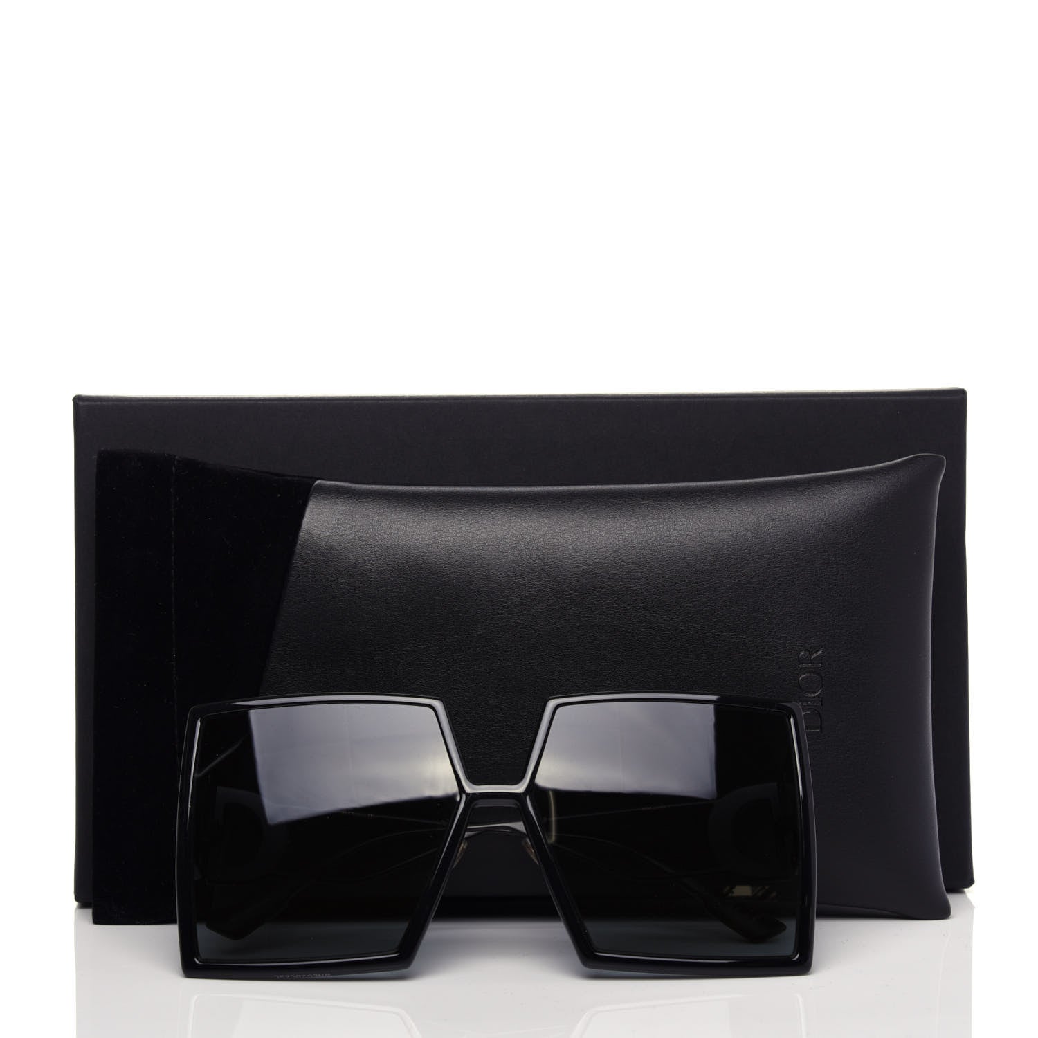 Christian Dior Square 30 Montaigne Sunglasses Black 9 of 9