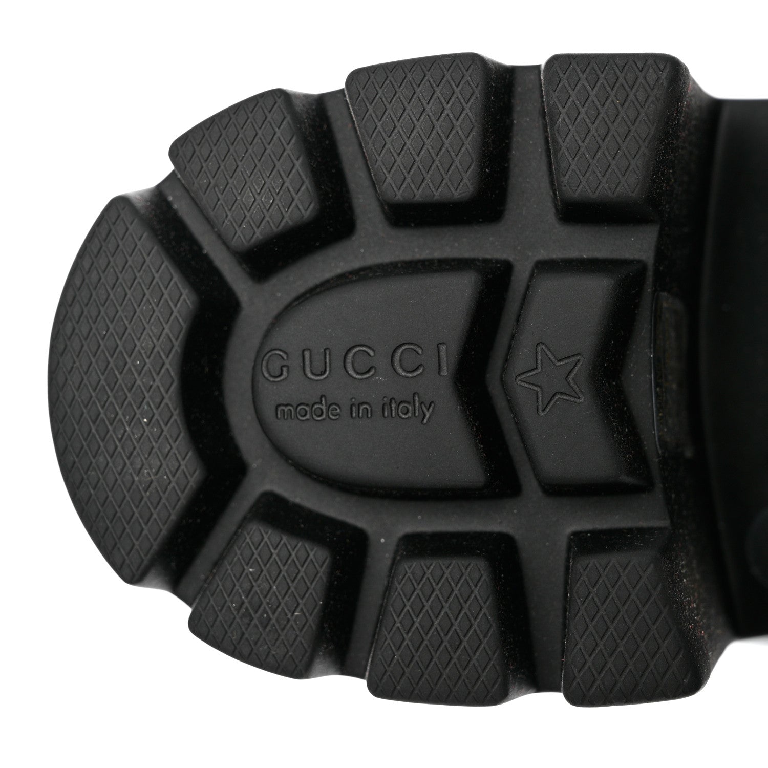 Gucci Rubber Horsebit Knee High Boots 40 Black 7 of 10