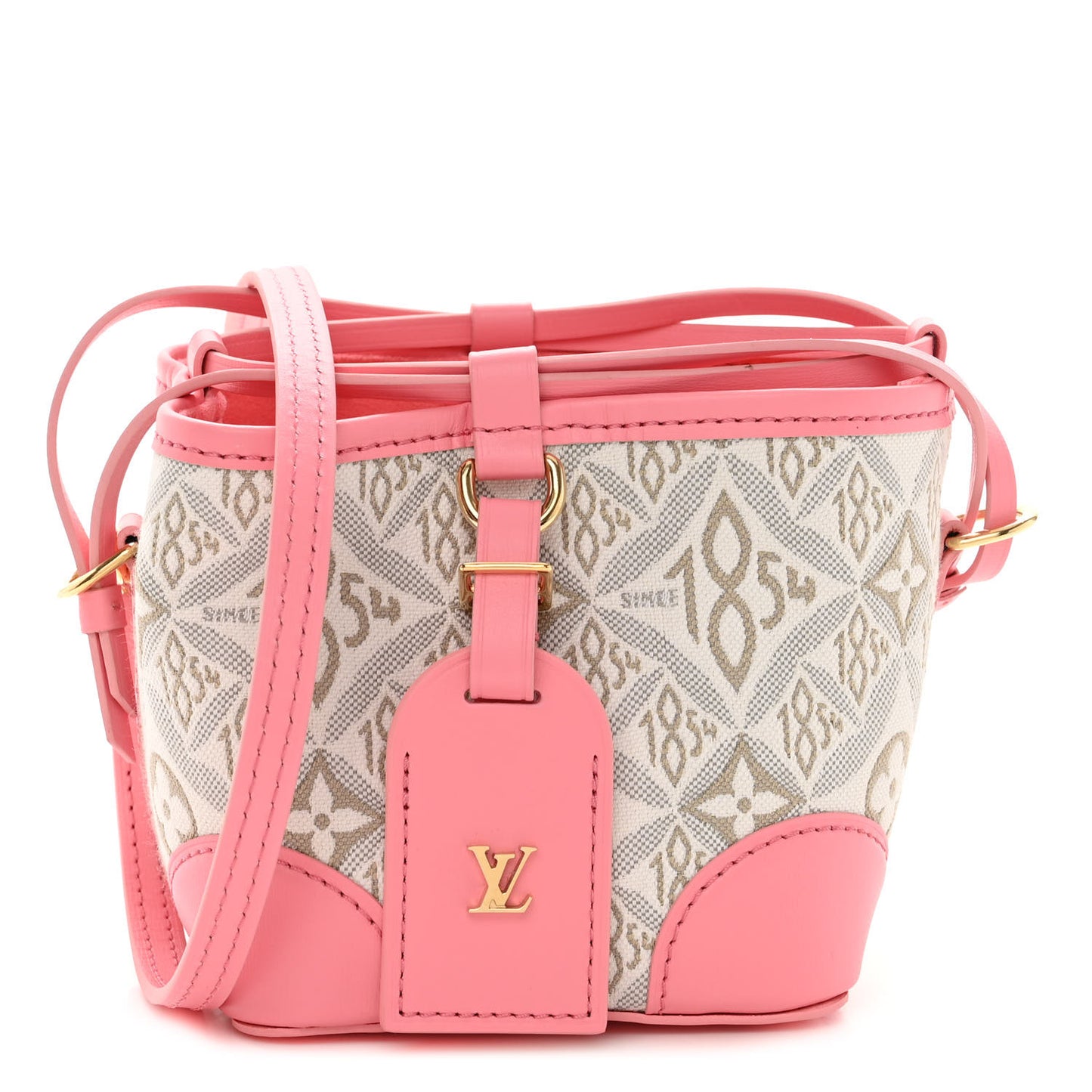 Jacquard Since 1854 Noe Purse Ecru Beige Pink