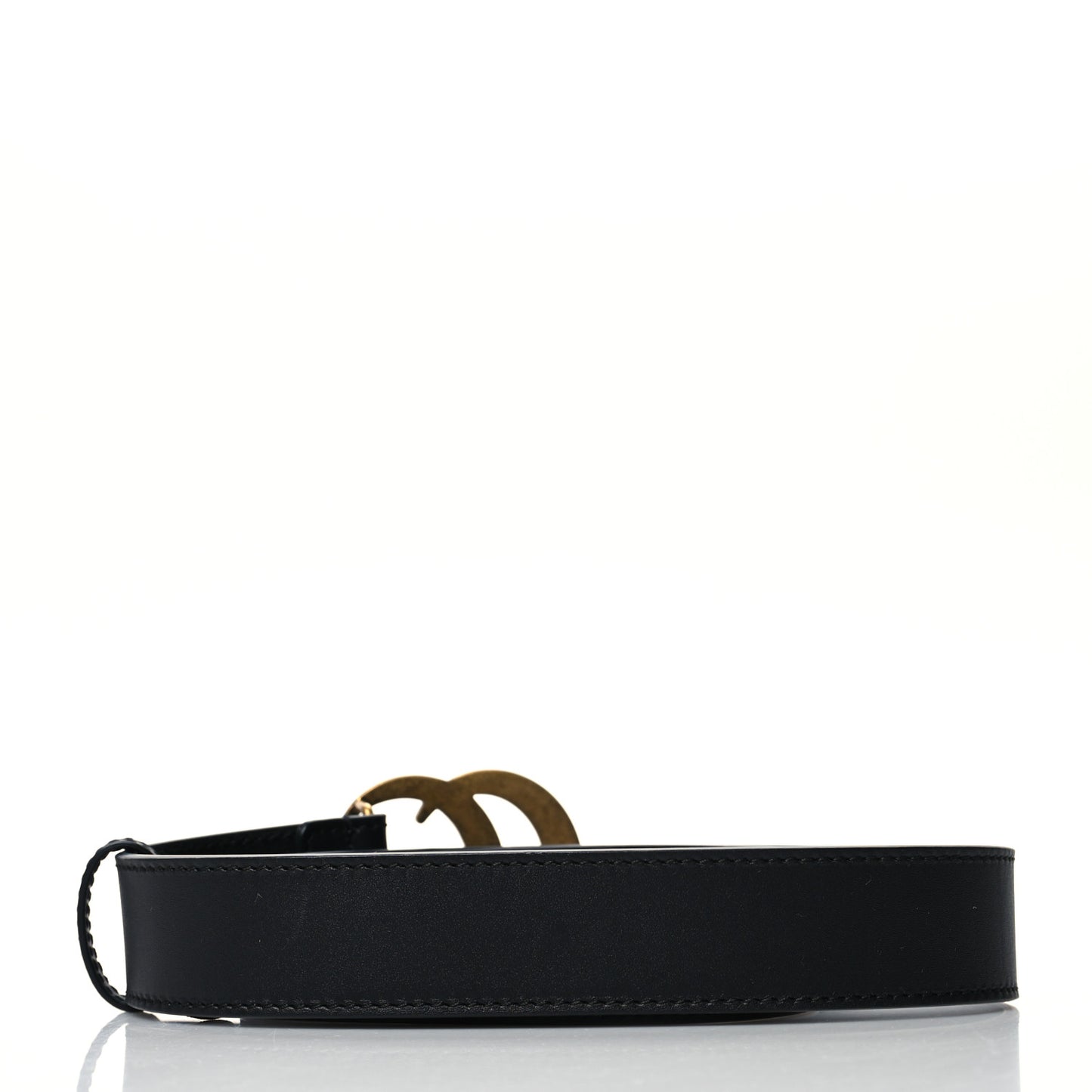 Calfskin Double G 30mm Belt 80 32 Black