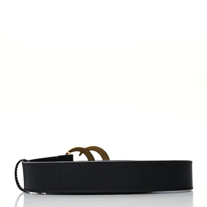 Gucci Calfskin Double G 30mm Belt 80 32 Black 2 of 5
