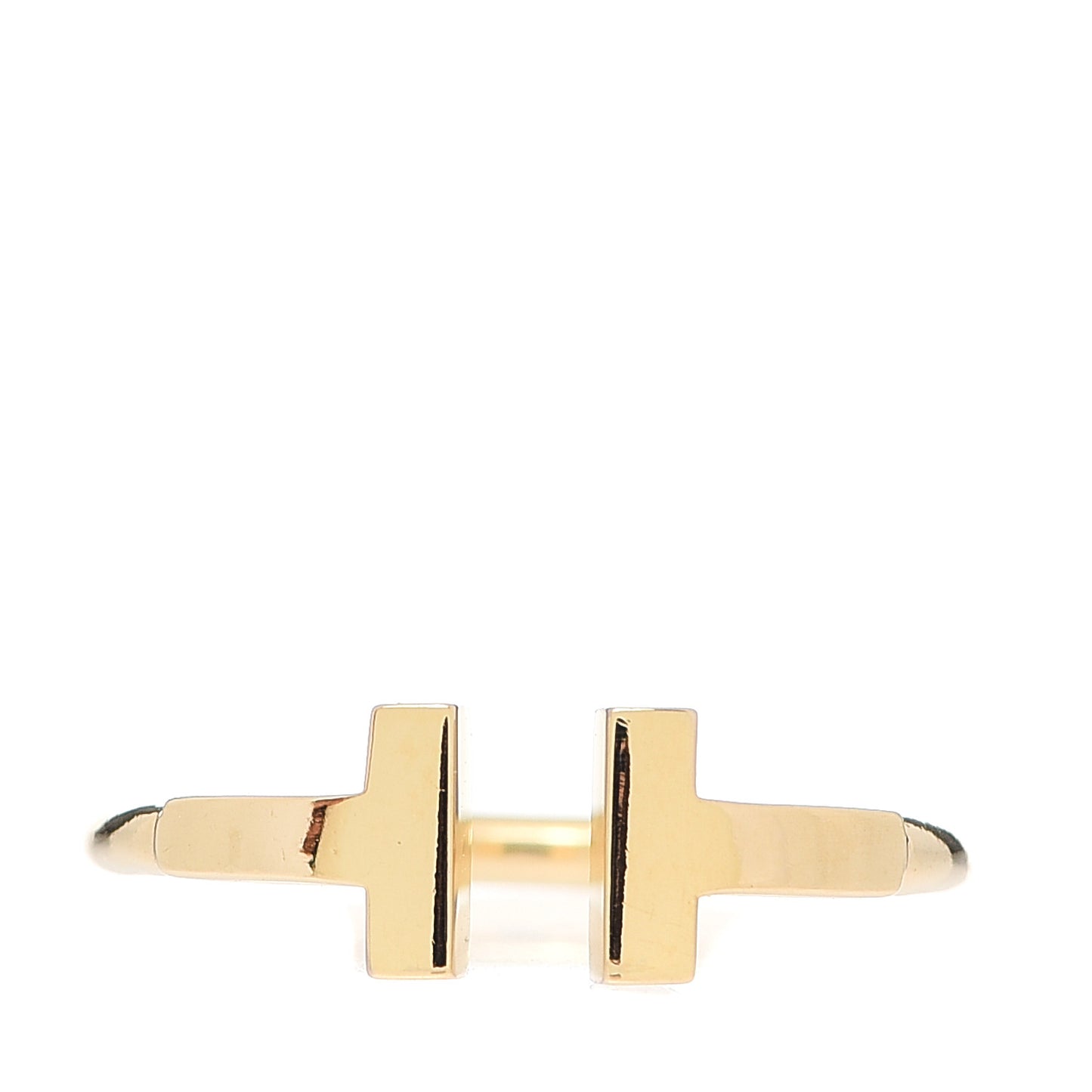 18K Yellow Gold T Wire Ring 49 4.75
