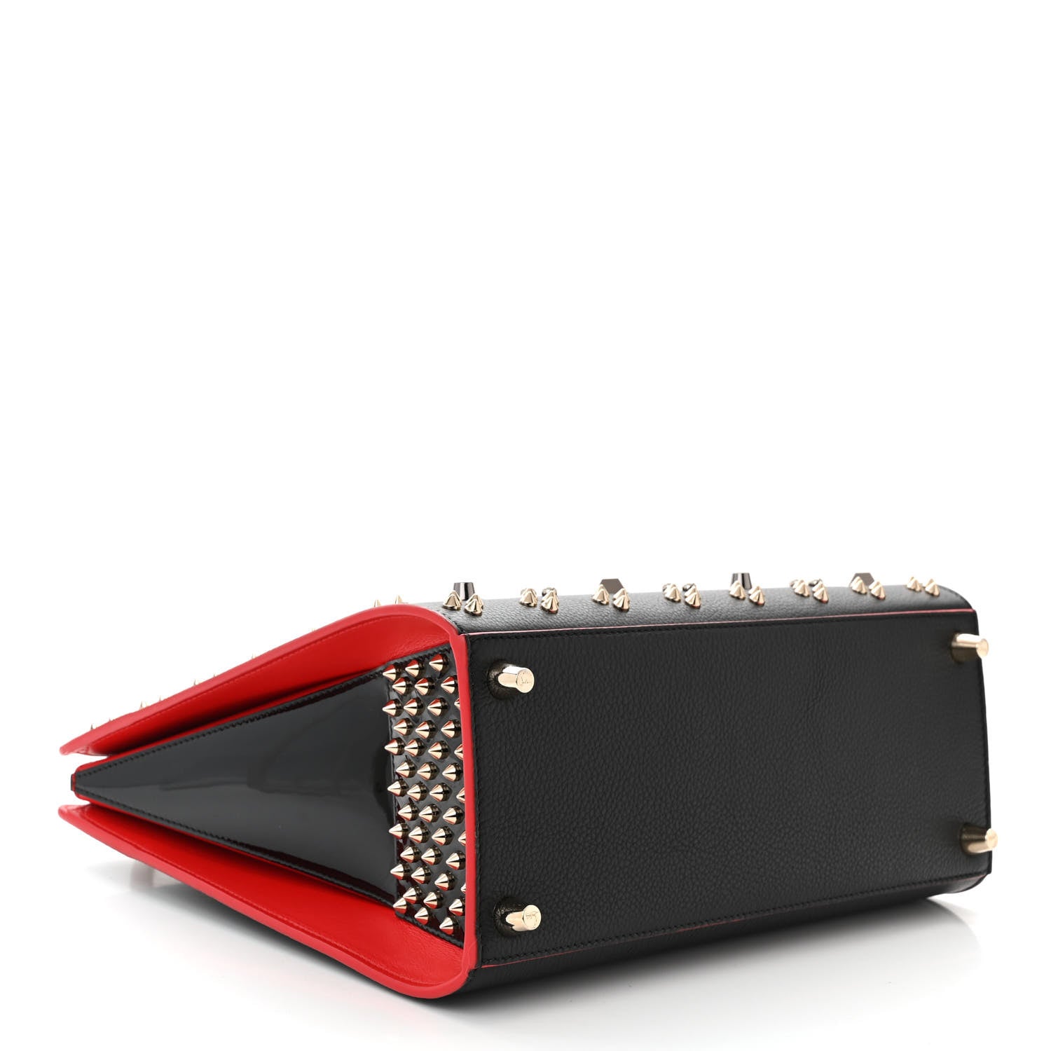 Christian Louboutin Calfskin Spikes Medium Loubinthesky Paloma Black Multimetal 4 of 9