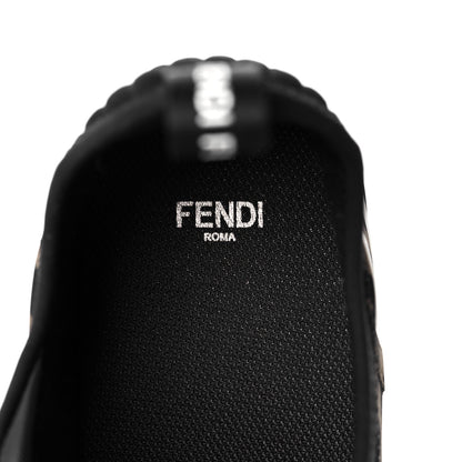 Fendi Technical Mesh Lycra FFreedom Patchwork Sneakers 41 Black Tobacco 7 of 7
