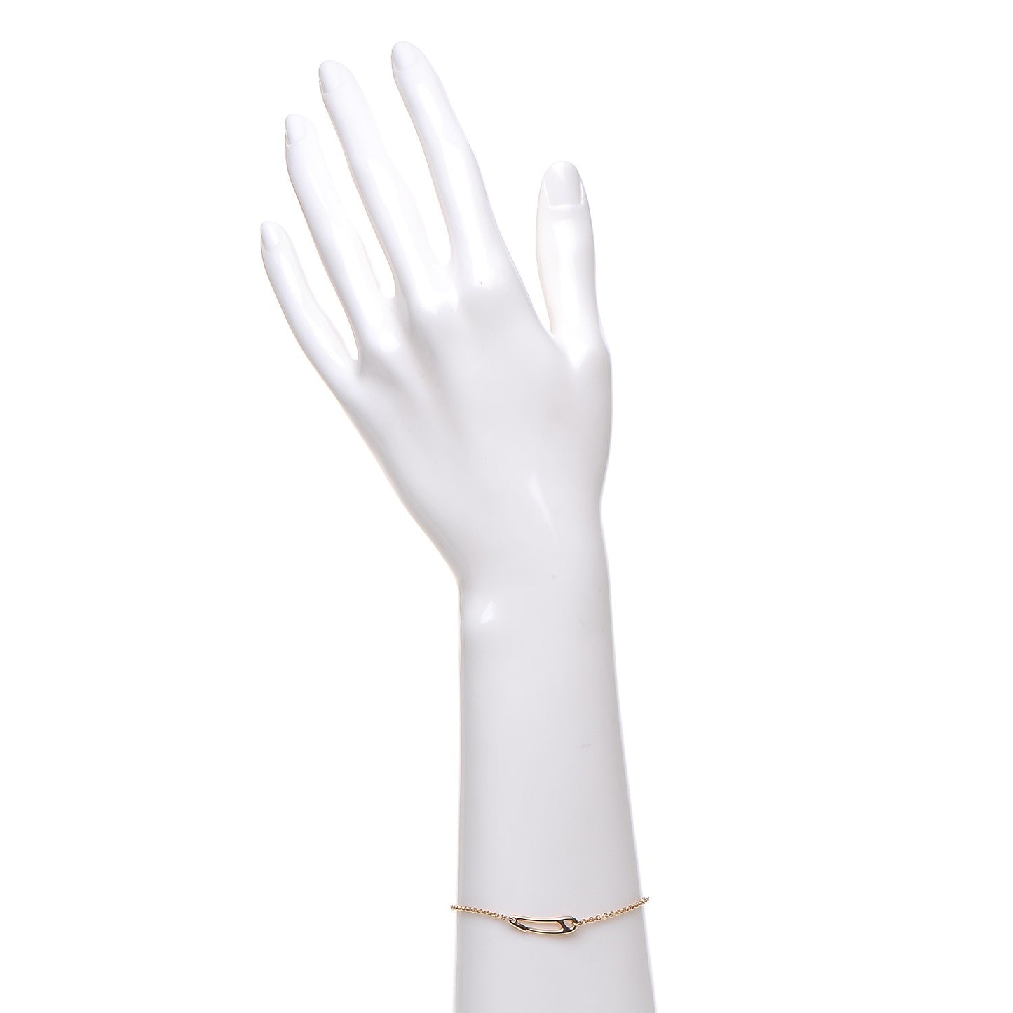 18K Rose Gold Mini Chaine d'Ancre Punk Bracelet ST