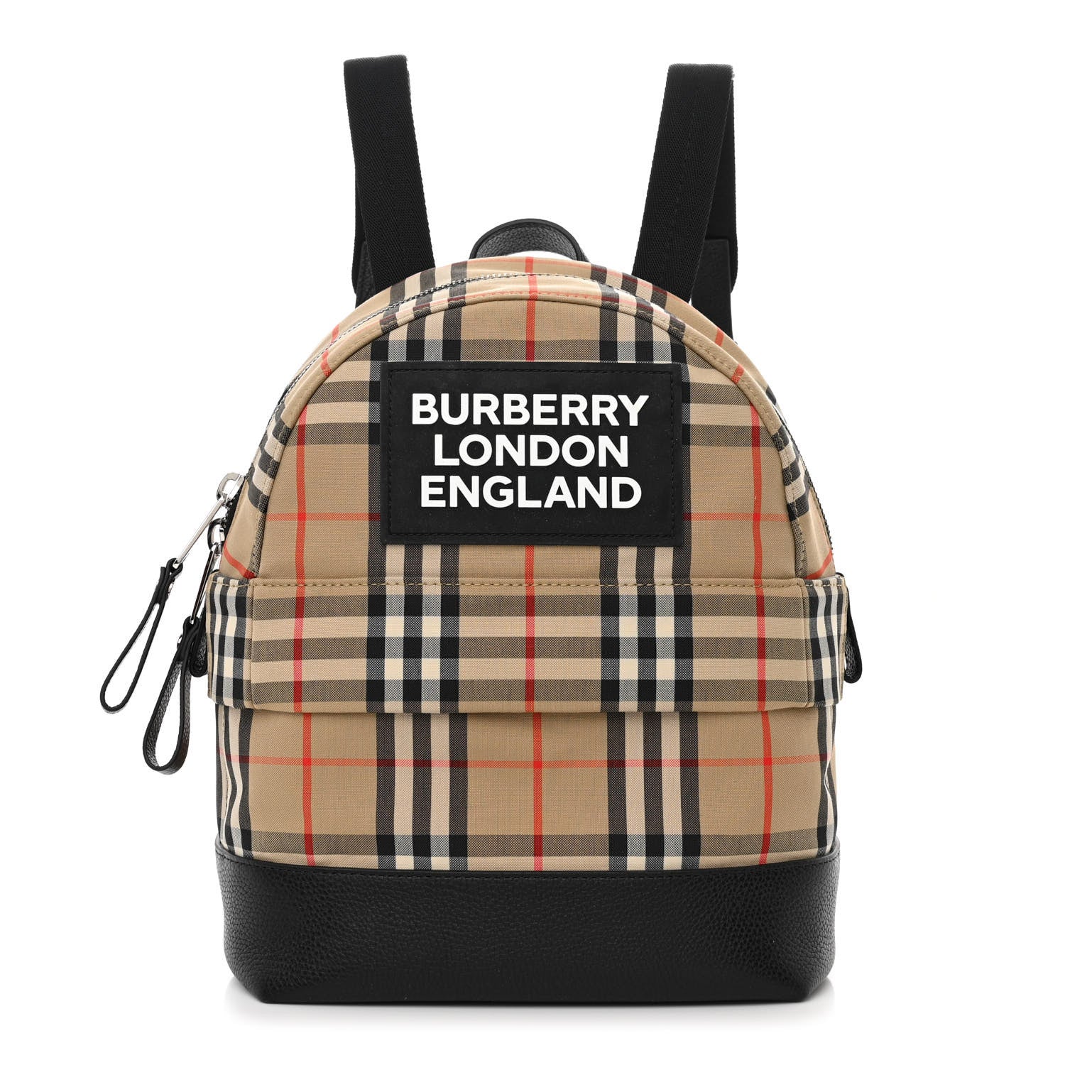 Burberry House Check Canvas Calfskin Small Nico Backpack Archive Beige 1 of 11