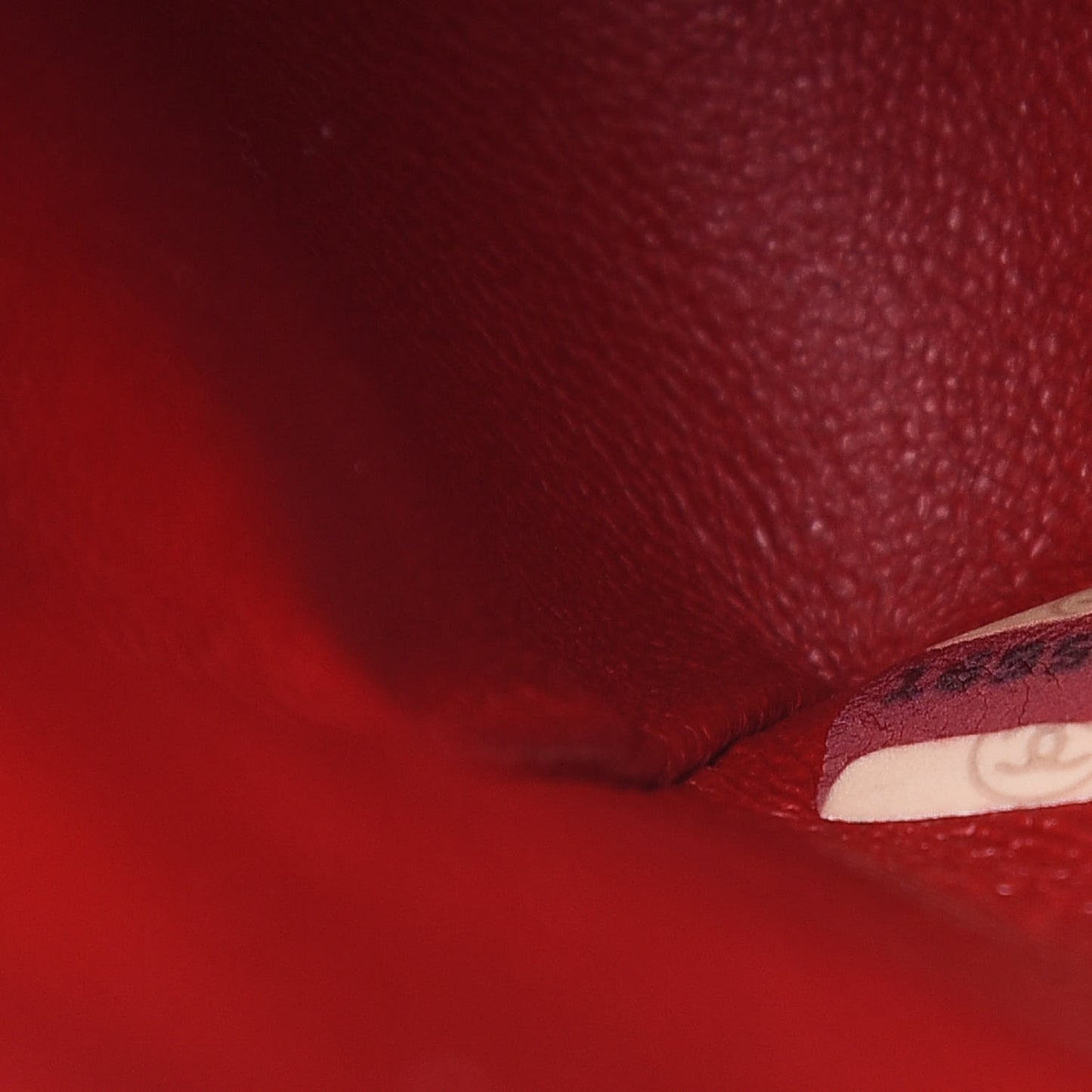 Lambskin Quilted Small Double Flap Red